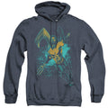 Aquaman Movie Make A Splash Mens Heather Hoodie Navy T-Shirts, Sweatshirt | CiraTrend.com (Image 1)