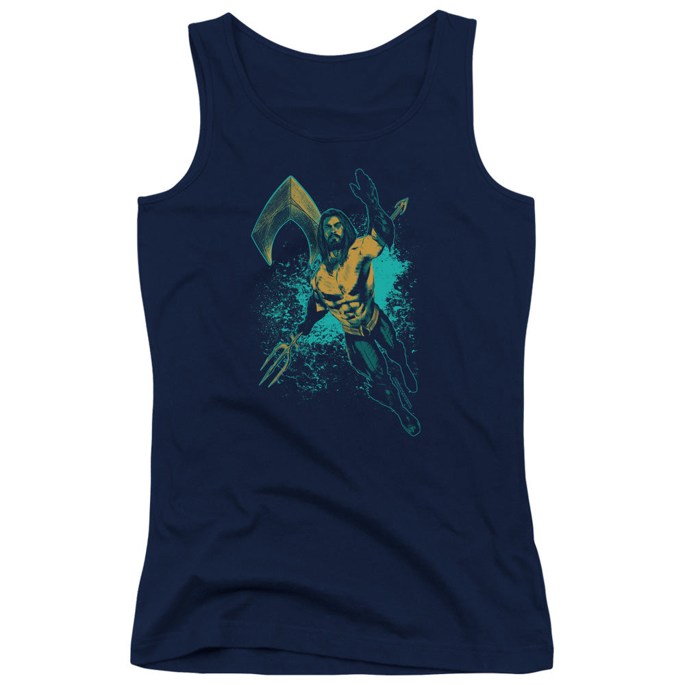 Aquaman Movie Make A Splash Womens Tank Top Shirt Navy Blue Hoodie, Sweatshirt | CiraTrend.com