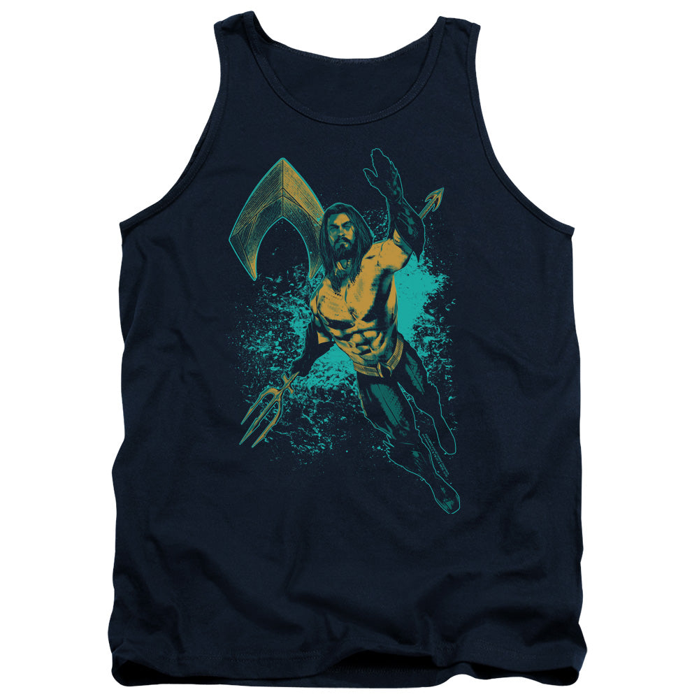 Aquaman Movie Make A Splash Mens Tank Top Shirt Navy Blue Hoodie, Sweatshirt | CiraTrend.com