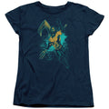 Aquaman Movie Make A Splash Womens T Shirt Navy Blue Hoodie, Sweatshirt | CiraTrend.com