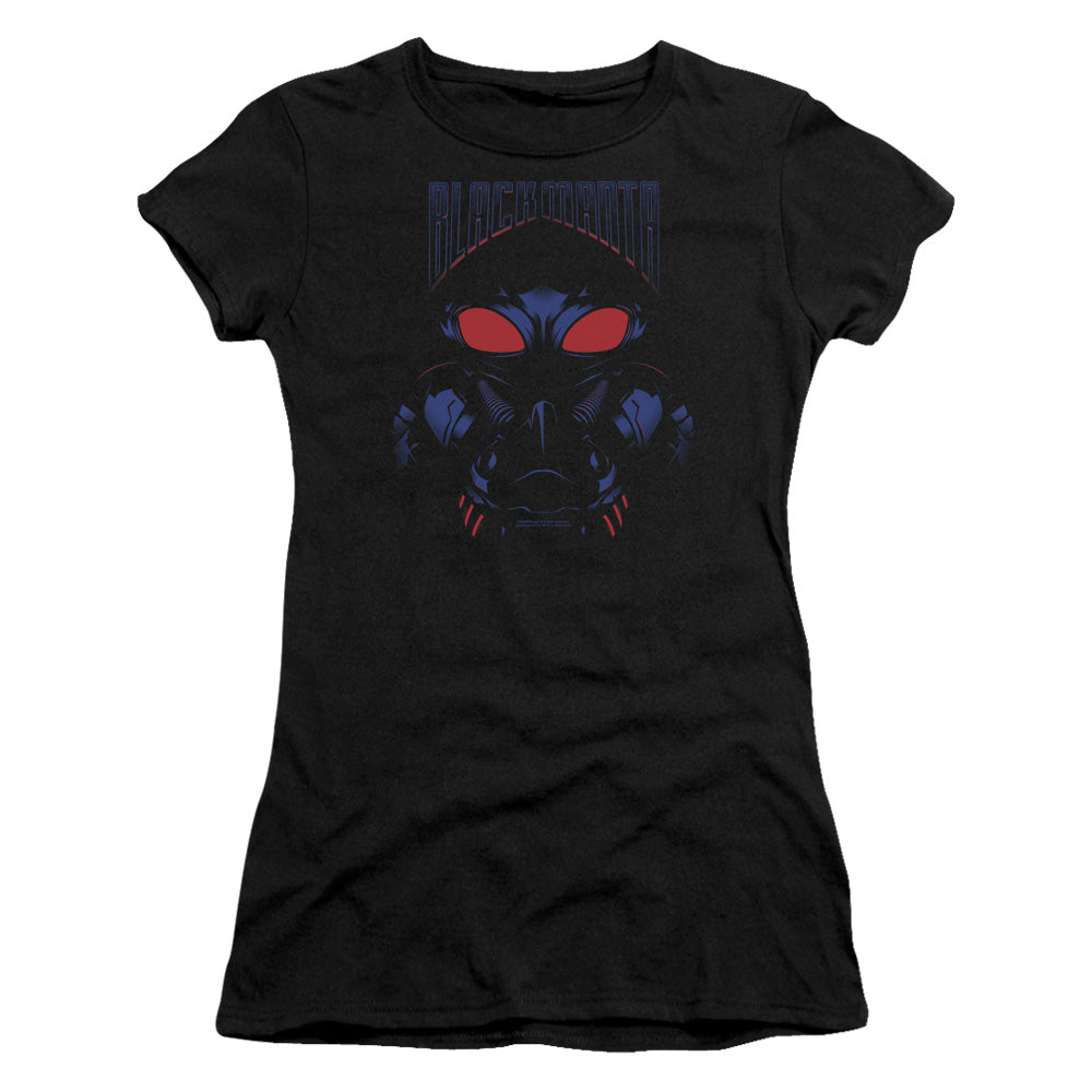 Aquaman Movie Black Manta Junior Sheer Cap Sleeve Womens T Shirt Black Hoodie, Sweatshirt | CiraTrend.com
