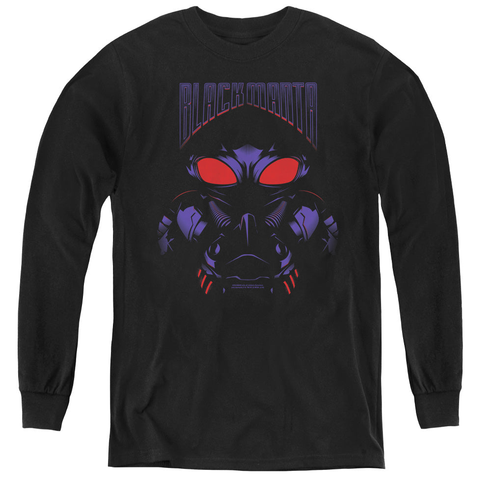 Aquaman Movie Black Manta Long Sleeve Kids Youth T Shirt Black Hoodie, Sweatshirt | CiraTrend.com