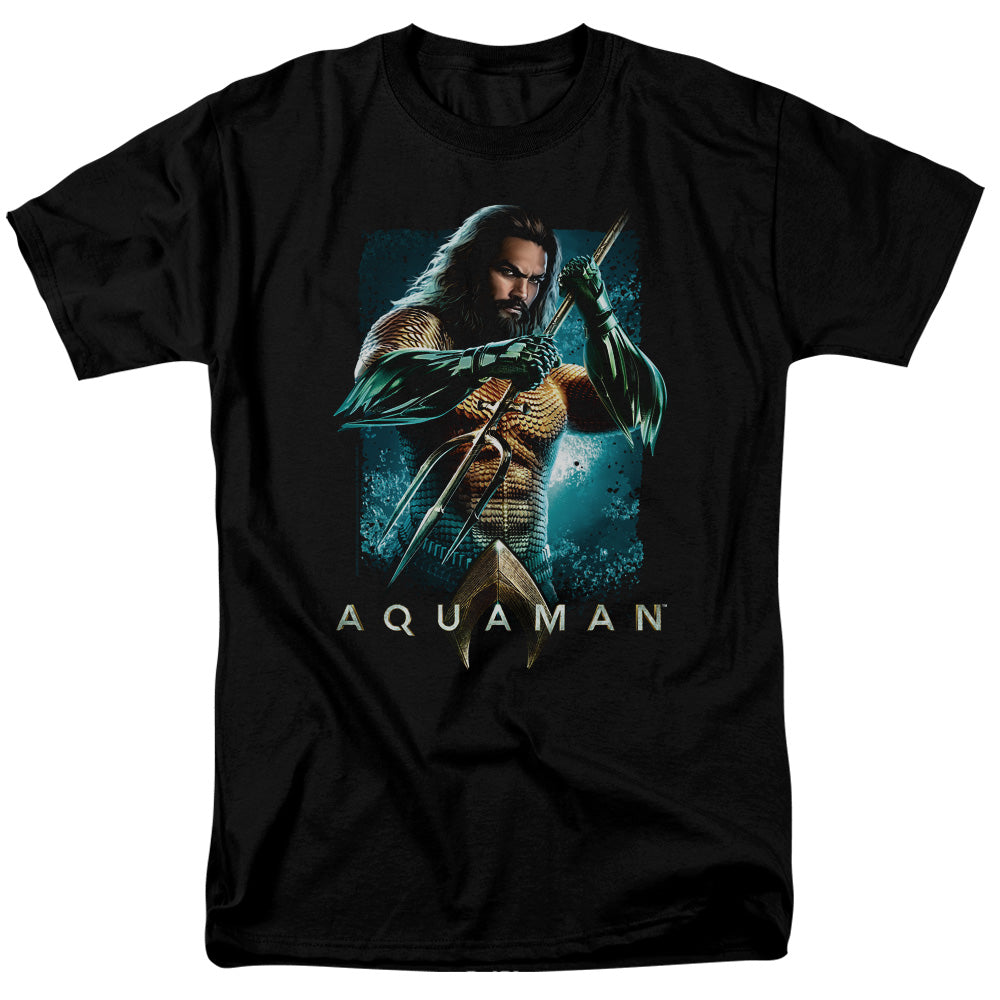 Aquaman Movie Trident Mens T Shirt Black Hoodie, Sweatshirt | CiraTrend.com