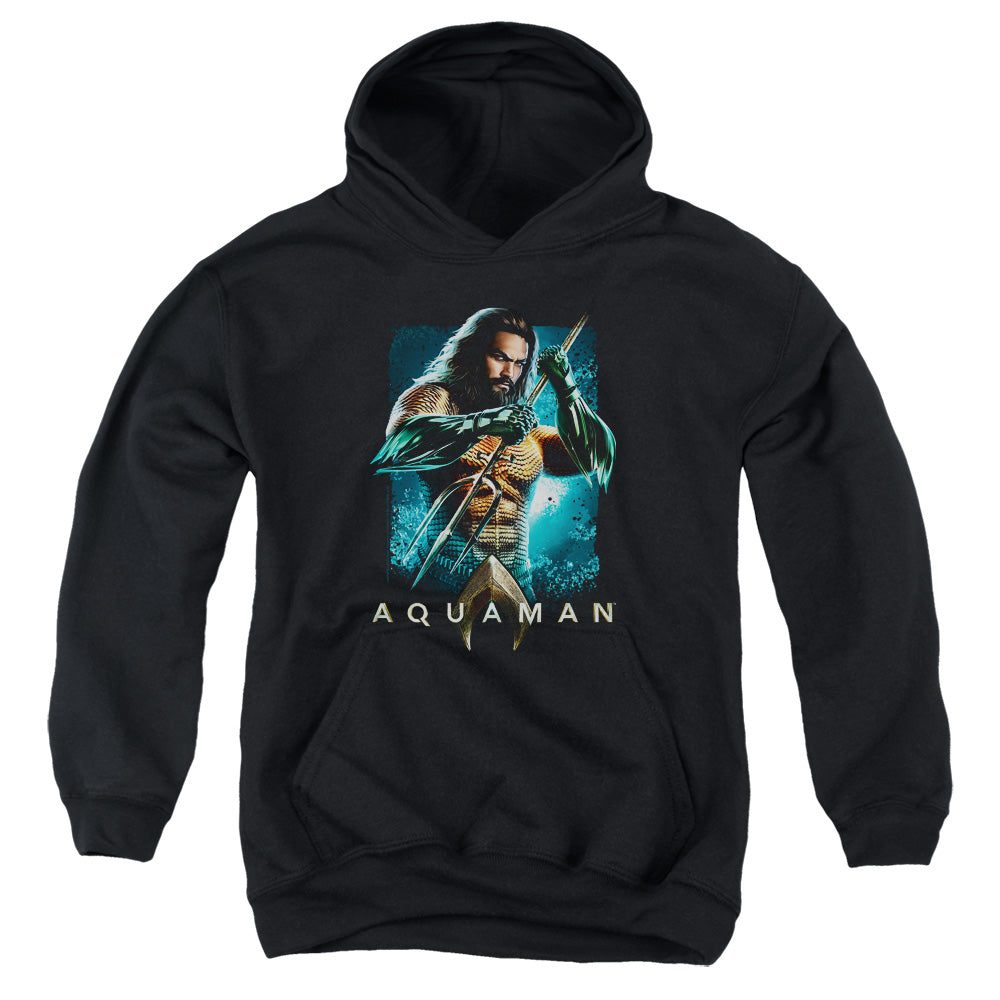 Aquaman Movie Trident Kids Youth Hoodie Black T-Shirts, Sweatshirt | CiraTrend.com