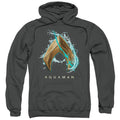 Aquaman Movie Water Shield Mens Hoodie Charcoal T-Shirts, Sweatshirt | CiraTrend.com (Image 1)