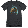 Aquaman Movie Water Shield - Men's Slim Fit T-Shirt Hoodie, Sweatshirt | CiraTrend.com