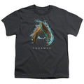 Aquaman Movie Water Shield Kids Youth T Shirt Charcoal Hoodie, Sweatshirt | CiraTrend.com