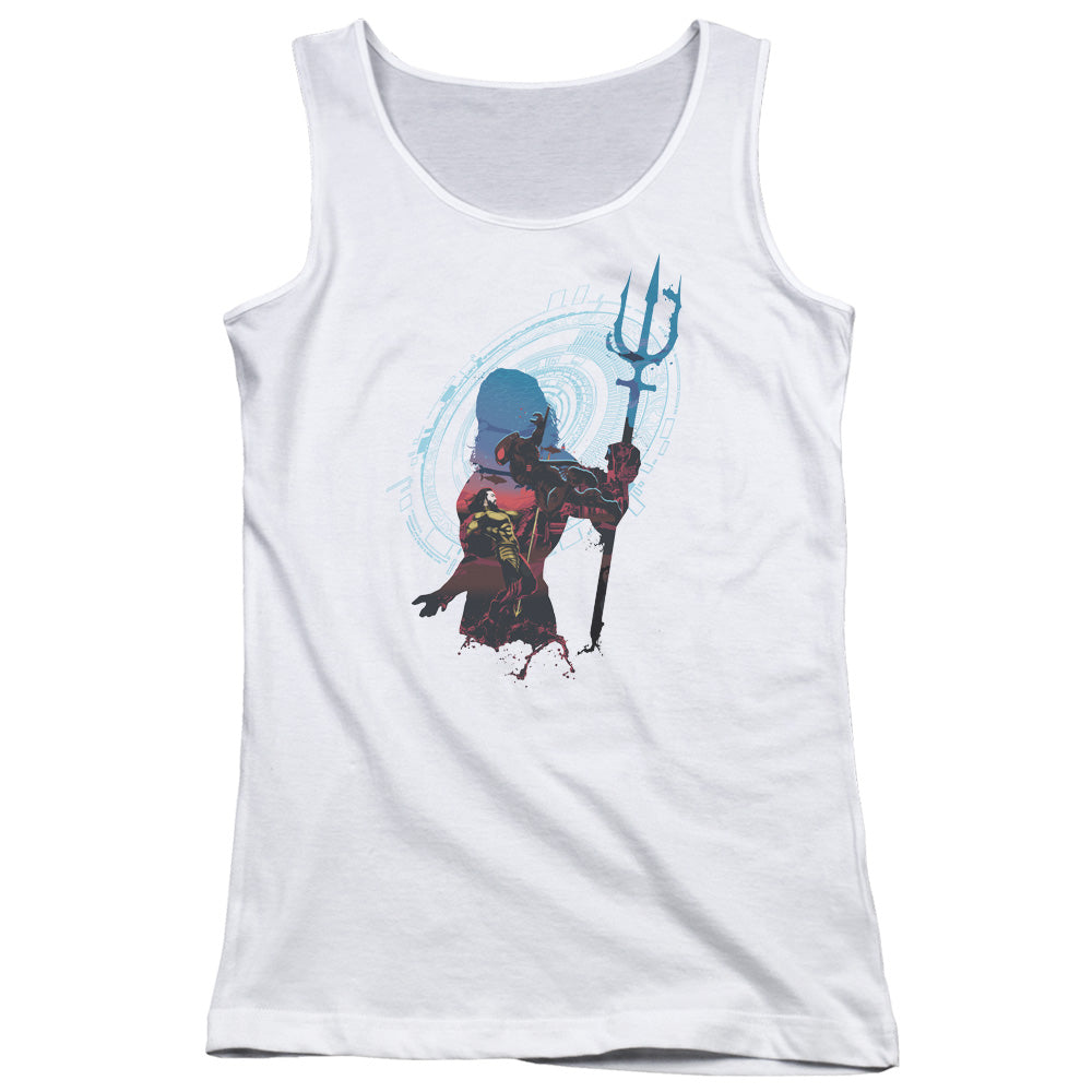 Aquaman Movie Silhouette Womens Tank Top Shirt White Hoodie, Sweatshirt | CiraTrend.com
