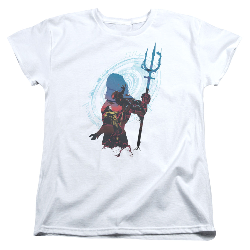 Aquaman Movie Silhouette Womens T Shirt White Hoodie, Sweatshirt | CiraTrend.com