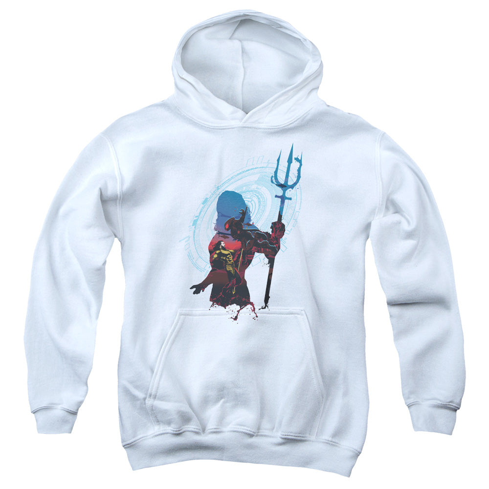 Aquaman Movie Silhouette Kids Youth Hoodie White T-Shirts, Sweatshirt | CiraTrend.com
