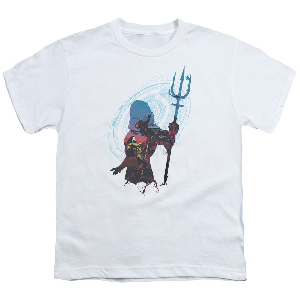 Aquaman Movie Silhouette Kids Youth T Shirt White Hoodie, Sweatshirt | CiraTrend.com