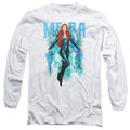 Aquaman Movie Mera Mens Long Sleeve Shirt White Hoodie, Sweatshirt | CiraTrend.com (Image 1)