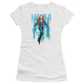 Aquaman Movie Mera Junior Sheer Cap Sleeve Womens T Shirt White Hoodie, Sweatshirt | CiraTrend.com