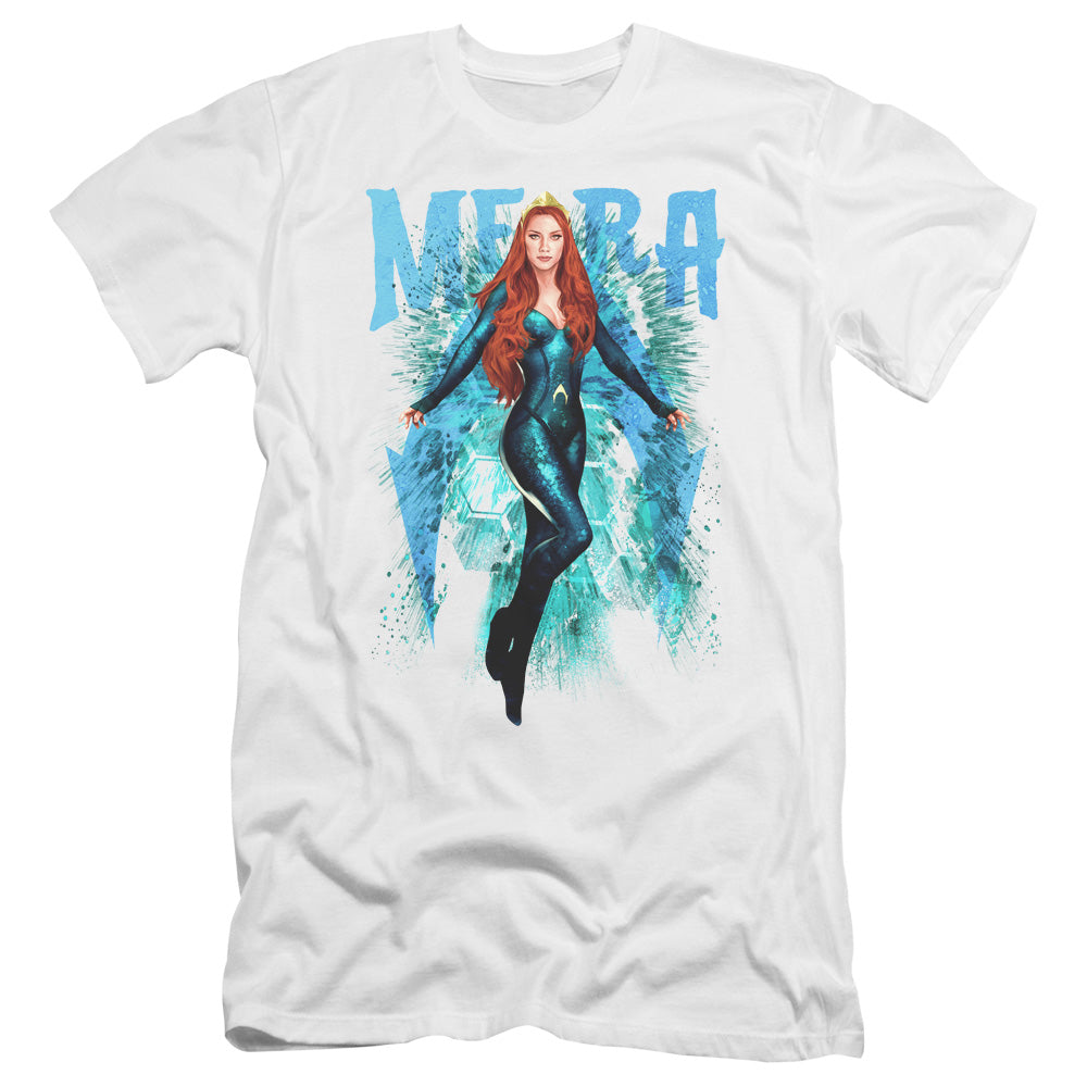 Aquaman Movie Mera Hbo Premium Bella Canvas Slim Fit Mens T Shirt White Hoodie, Sweatshirt | CiraTrend.com (Image 1)