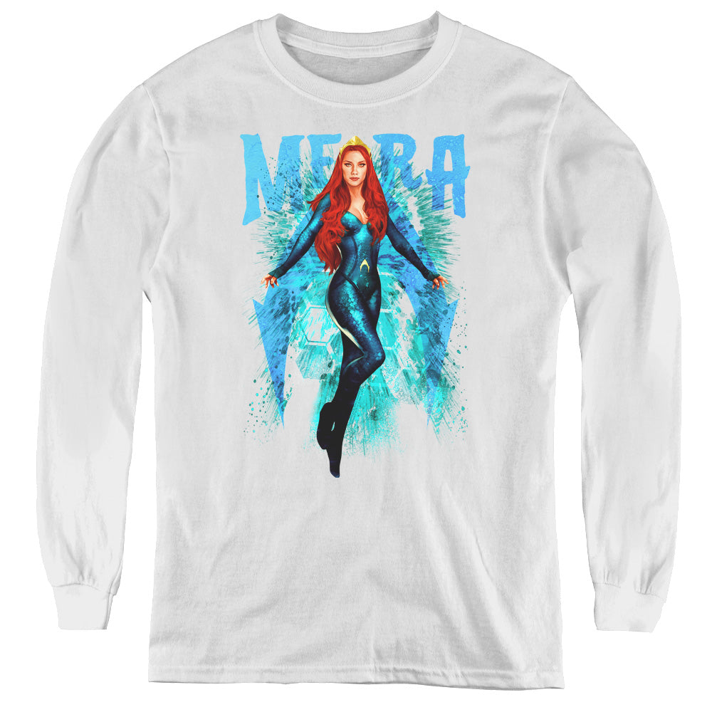 Aquaman Movie Mera Long Sleeve Kids Youth T Shirt White Hoodie, Sweatshirt | CiraTrend.com