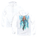Aquaman Movie Mera Back Print Zipper Mens Hoodie White T-Shirts, Sweatshirt | CiraTrend.com (Image 1)