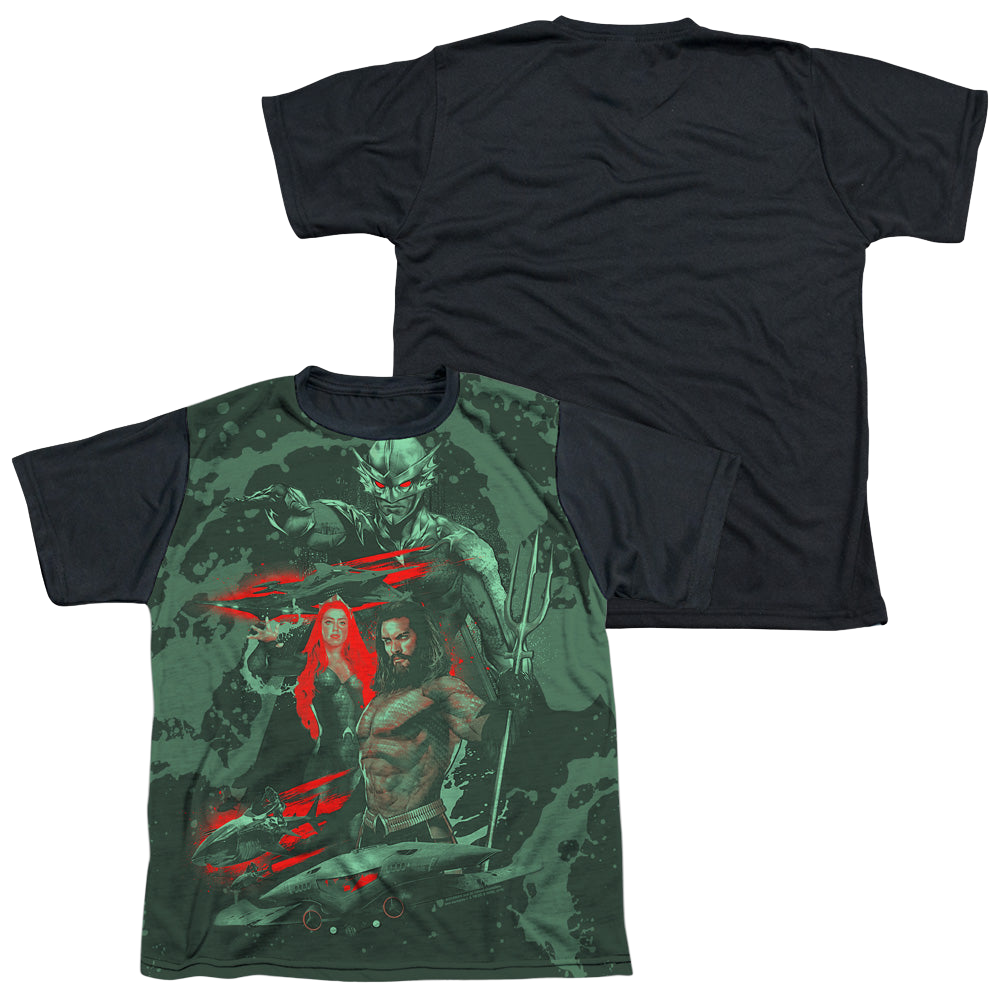 Aquaman Movie Good And Evil - Youth Black Back T-Shirt Hoodie, Sweatshirt | CiraTrend.com