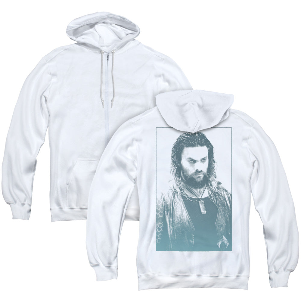 Aquaman Movie Salt Sea Back Print Zipper White T-Shirts, Hoodie, Sweatshirt