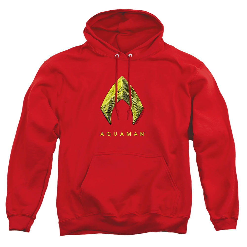 Aquaman Movie Aquaman Logo Mens Hoodie Orange T-Shirts, Sweatshirt | CiraTrend.com (Image 4)