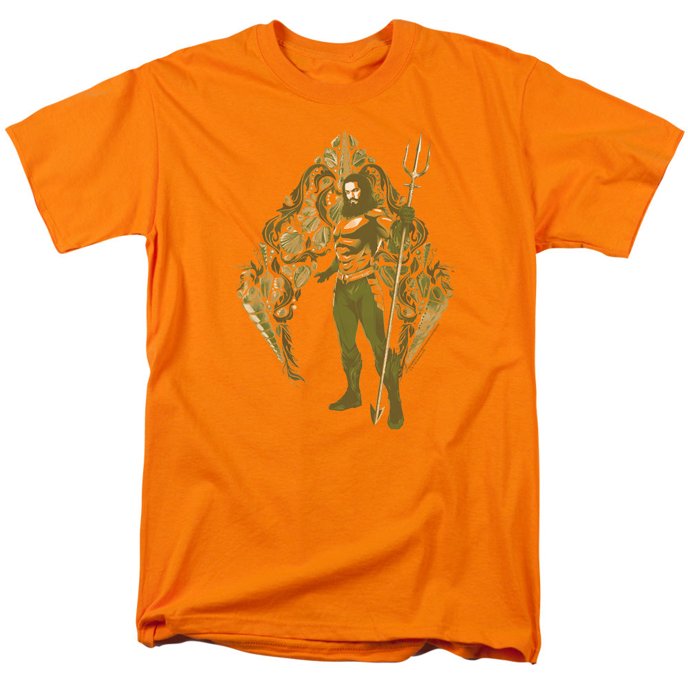 Aquaman Movie Shells Mens T Shirt Orange Hoodie, Sweatshirt | CiraTrend.com