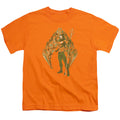 Aquaman Movie Shells Kids Youth T Shirt Orange Hoodie, Sweatshirt | CiraTrend.com