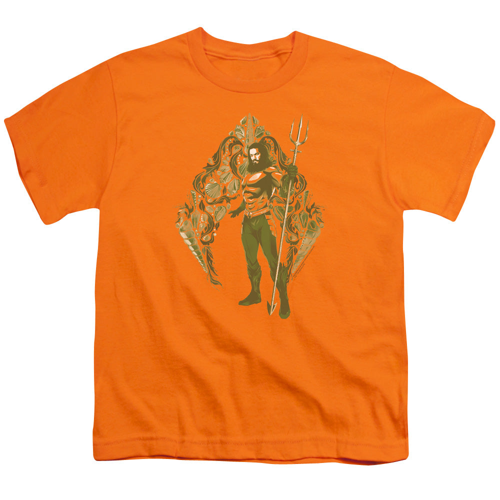Aquaman Movie Shells Kids Youth T Shirt Orange Hoodie, Sweatshirt | CiraTrend.com