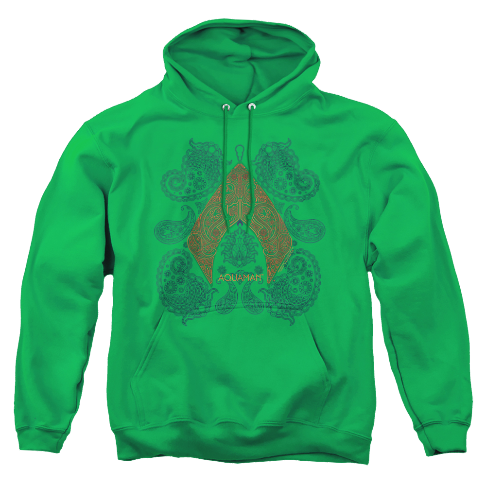 Aquaman Movie Aqua Paisley - Pullover Hoodie T-Shirts, Sweatshirt | CiraTrend.com