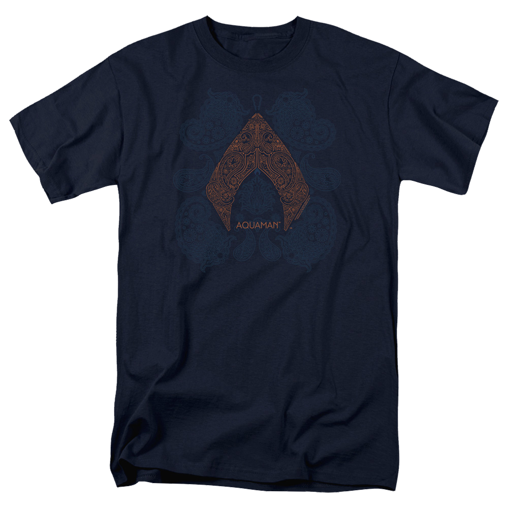 Aquaman Movie Aqua Paisley - Men's Regular Fit T-Shirt Hoodie, Sweatshirt | CiraTrend.com