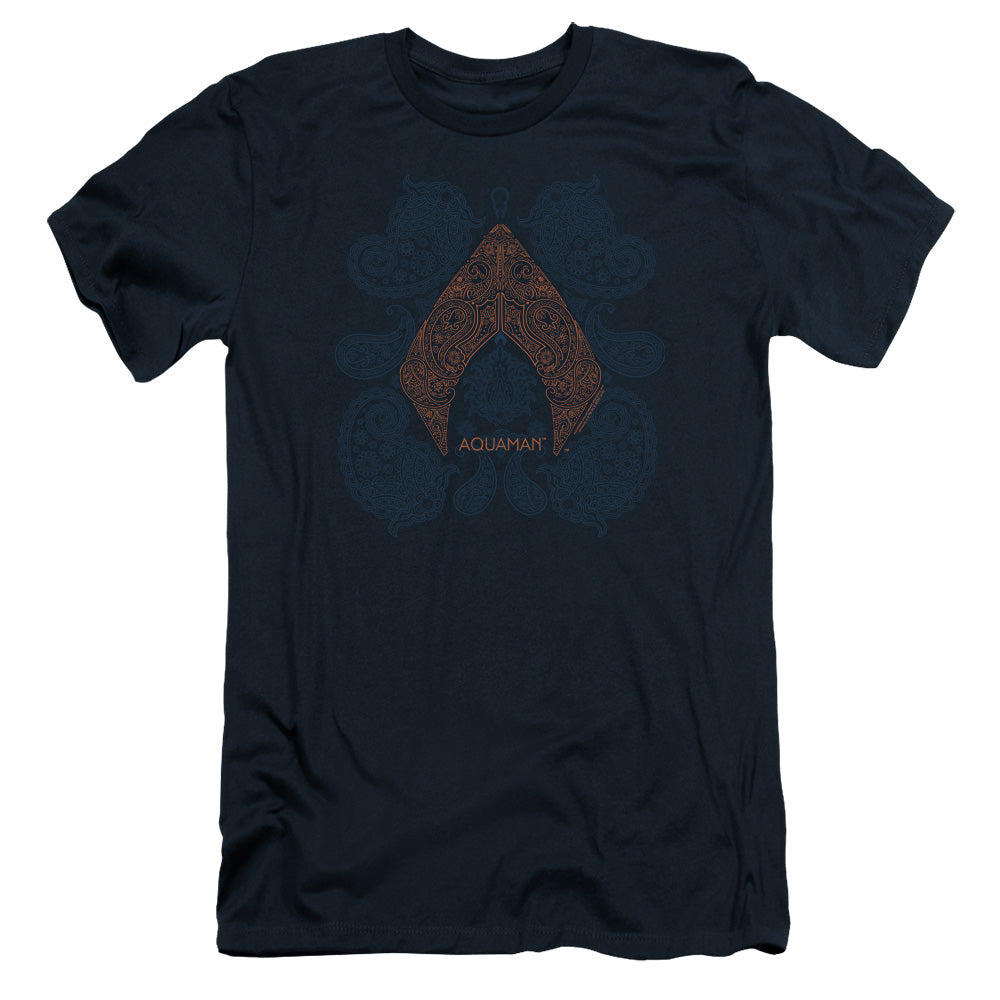 Aquaman Movie Aqua Paisley Slim Fit Navy Blue T-Shirts, Hoodie, Sweatshirt