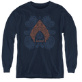 Aquaman Movie Aqua Paisley - Youth Long Sleeve T-Shirt Hoodie, Sweatshirt | CiraTrend.com