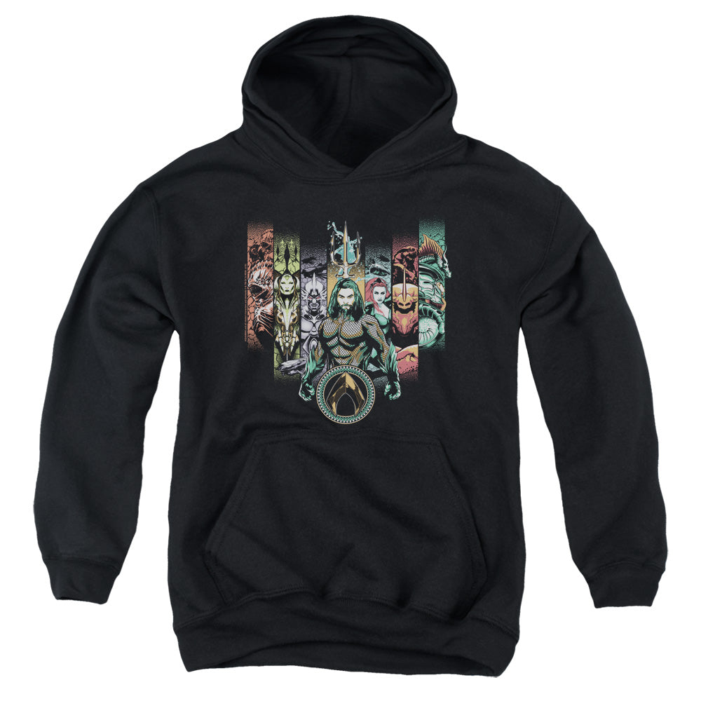 Aquaman Movie Unite The Kingdoms Kids Youth Hoodie Black T-Shirts, Sweatshirt | CiraTrend.com