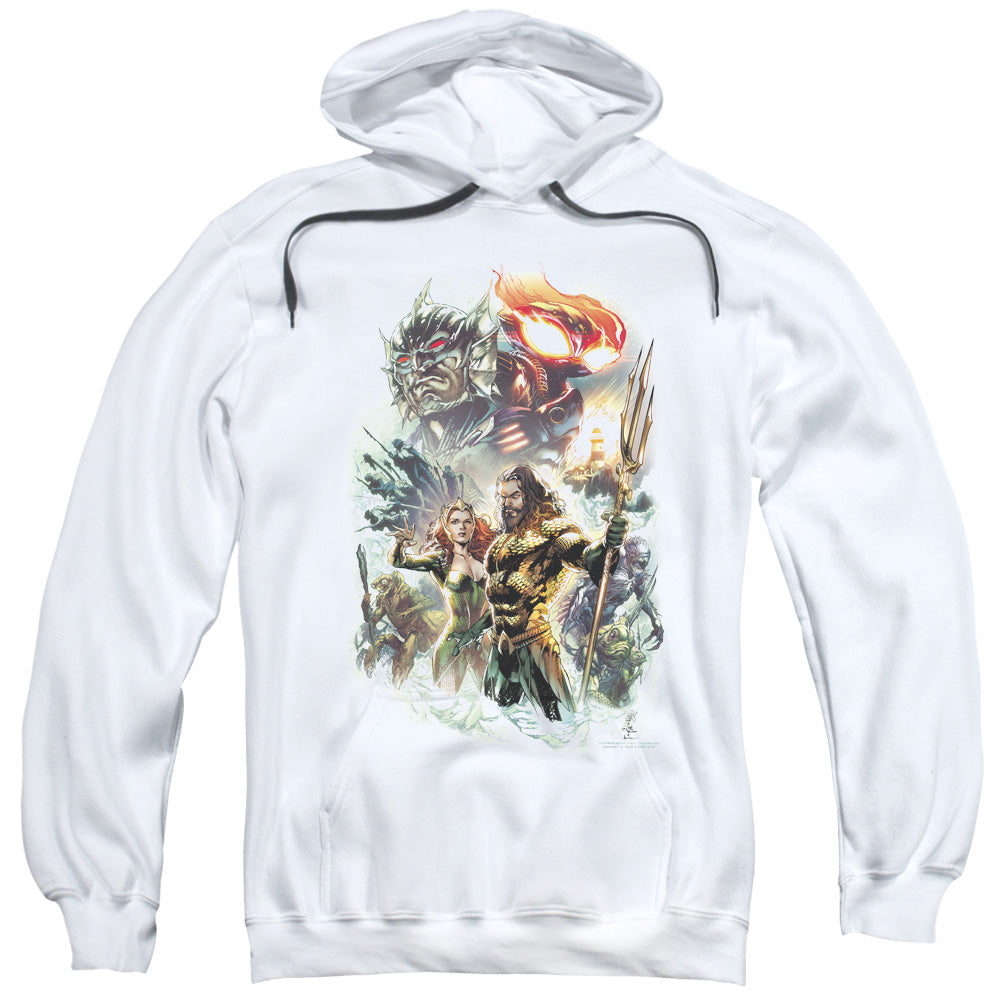 Aquaman Movie King Of Atlantis Mens Hoodie White T-Shirts, Sweatshirt | CiraTrend.com (Image 1)