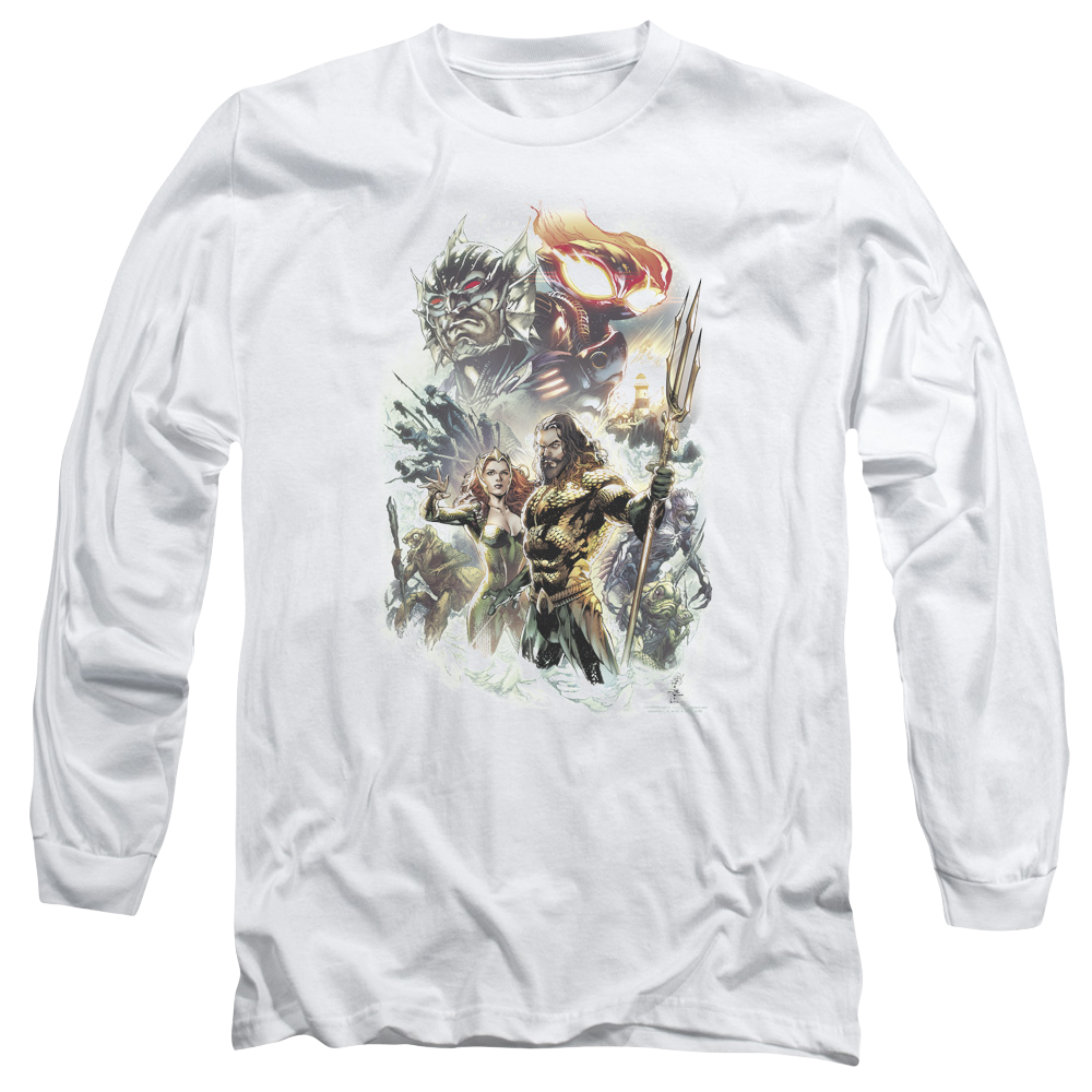 Aquaman Movie King Of Atlantis - Men's Long Sleeve T-Shirt Hoodie, Sweatshirt | CiraTrend.com