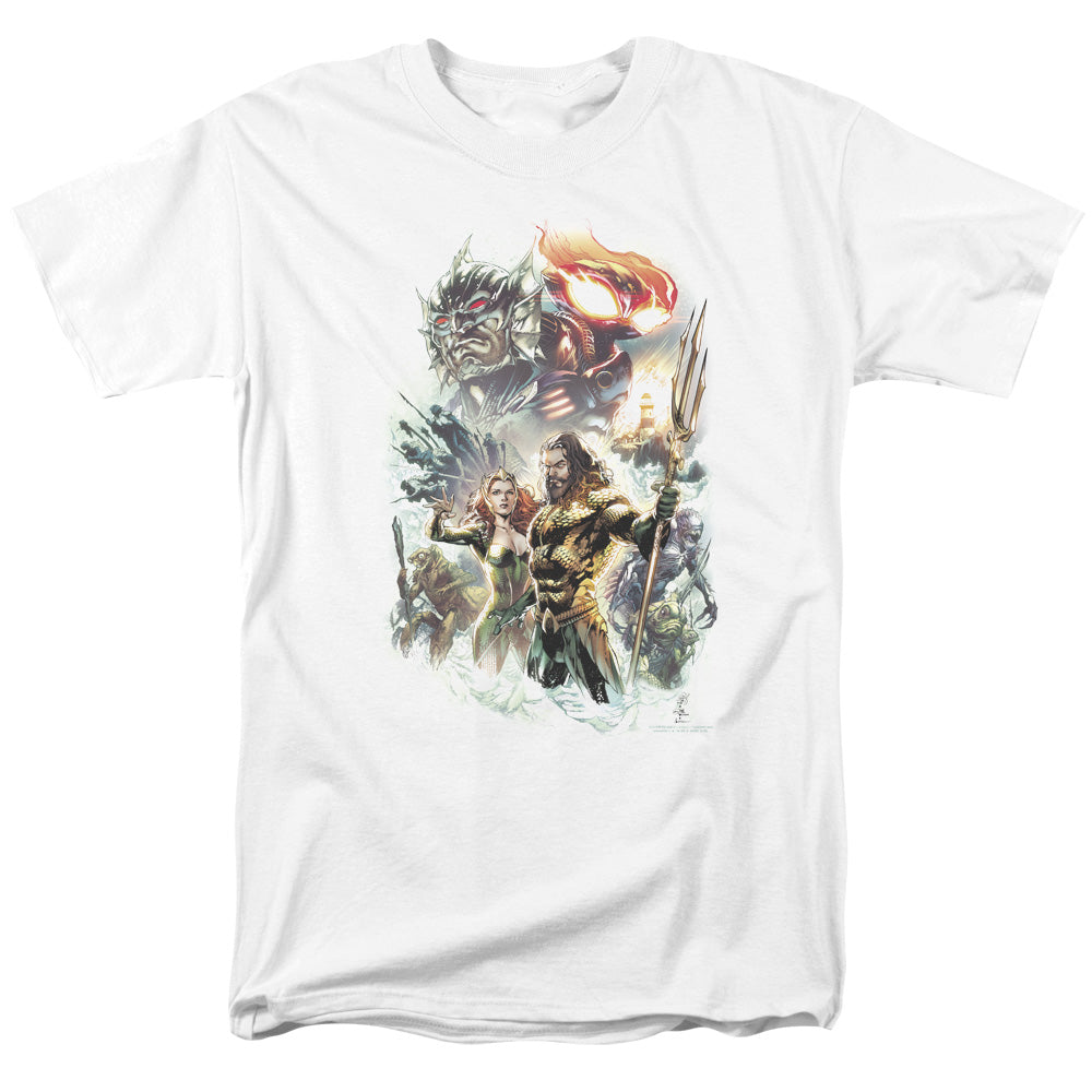 Aquaman Movie King Of Atlantis Mens T Shirt White Hoodie, Sweatshirt | CiraTrend.com
