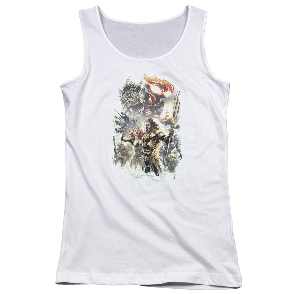 Aquaman Movie King Of Atlantis Womens Tank Top Shirt White Hoodie, Sweatshirt | CiraTrend.com