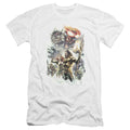 Aquaman Movie King Of Atlantis Premium Bella Canvas Slim Fit Mens T Shirt White Hoodie, Sweatshirt | CiraTrend.com