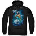 Aquaman Movie Swimming With Sharks Mens Hoodie Black T-Shirts, Sweatshirt | CiraTrend.com (Image 1)