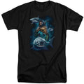 Aquaman Movie Swimming With Sharks Mens Tall T Shirt Black Hoodie, Sweatshirt | CiraTrend.com (Image 1)
