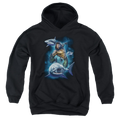 Aquaman Movie Swimming With Sharks - Youth Hoodie T-Shirts, Sweatshirt | CiraTrend.com