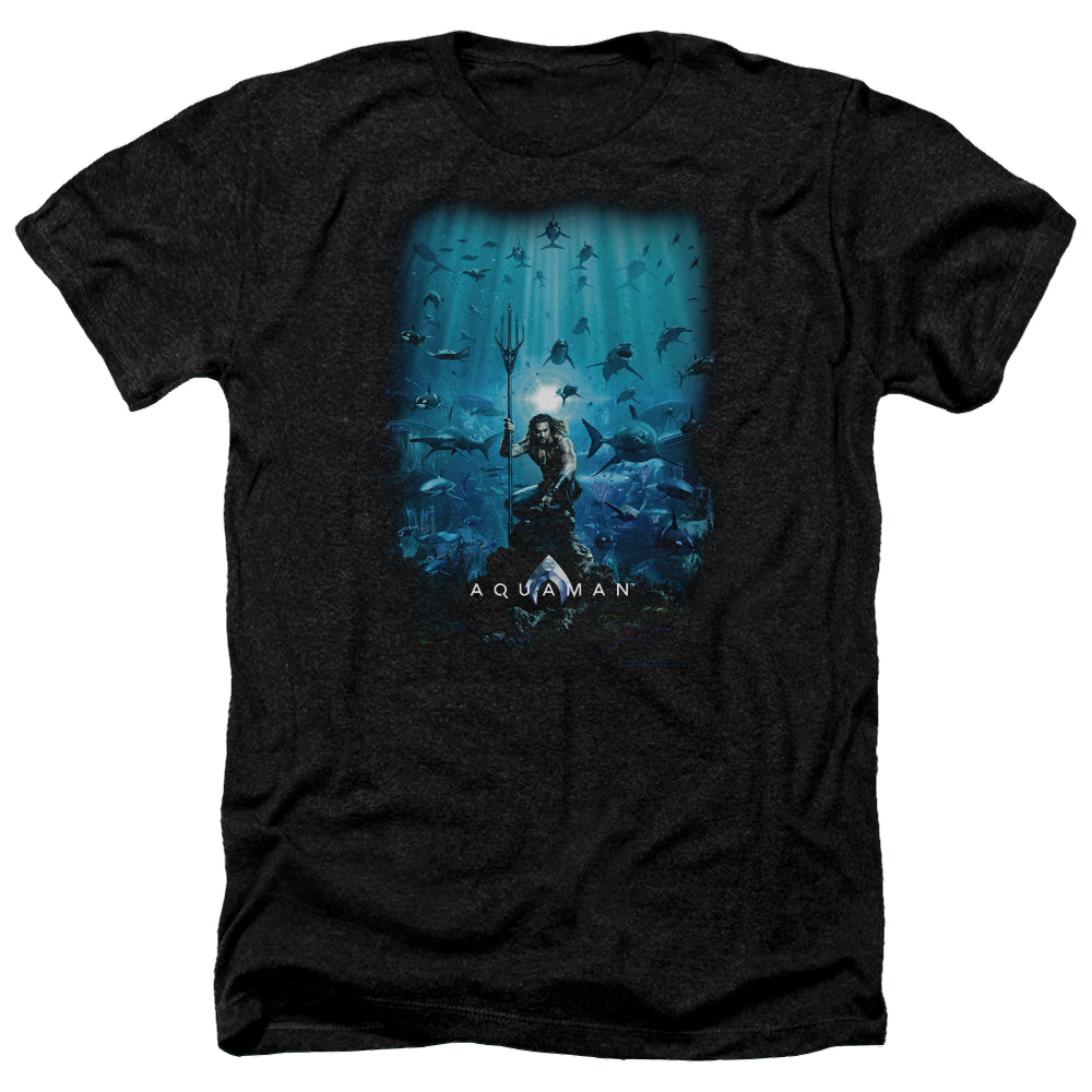 Aquaman Movie Poster - Men's Heather T-Shirt