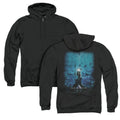 Aquaman Movie Poster Back Print Zipper Mens Hoodie Black T-Shirts, Sweatshirt | CiraTrend.com (Image 1)
