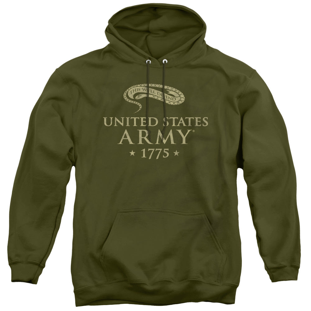 Army Well Defend Mens Hoodie Military Green T-Shirts, Sweatshirt | CiraTrend.com (Image 1)