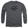 Army Left Chest Mens Long Sleeve Shirt Charcoal Hoodie, Sweatshirt | CiraTrend.com (Image 1)