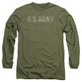 Army Camo Mens Long Sleeve Shirt Military Green Hoodie, Sweatshirt | CiraTrend.com (Image 1)