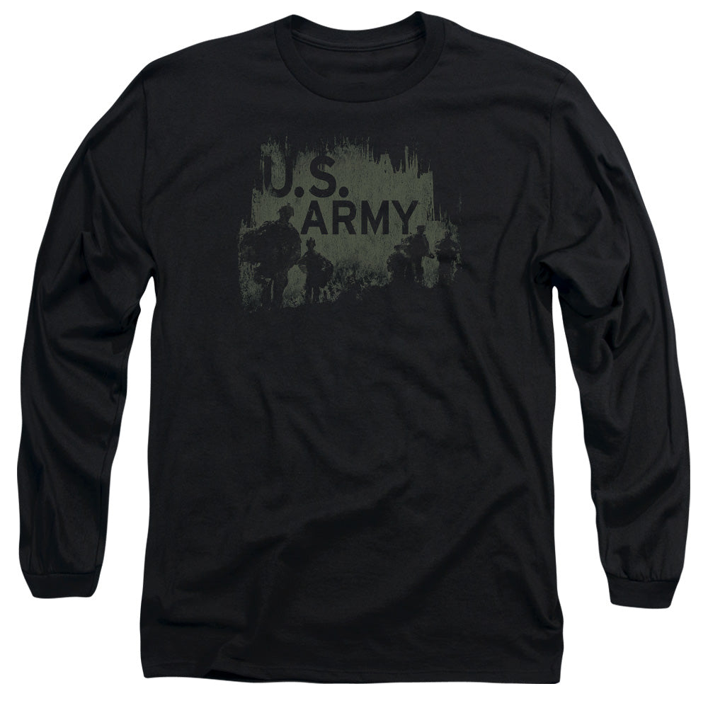 Army Soldiers Mens Long Sleeve Shirt Black Hoodie, Sweatshirt | CiraTrend.com (Image 1)