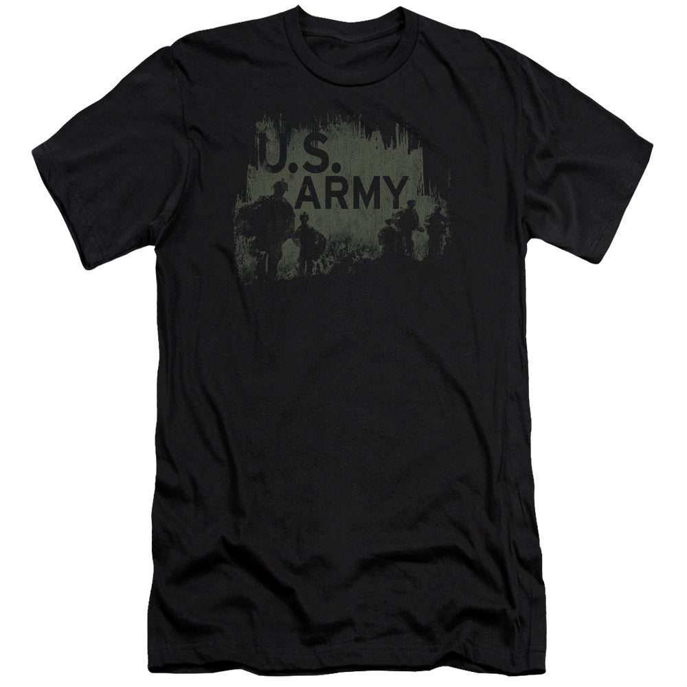 Army Soldiers Premium Bella Canvas Slim Fit Mens T Shirt Black Hoodie, Sweatshirt | CiraTrend.com (Image 2)