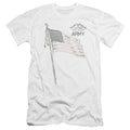 Army Tristar Premium Bella Canvas Slim Fit Mens T Shirt White Hoodie, Sweatshirt | CiraTrend.com (Image 1)