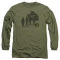 Army Strong Mens Long Sleeve Shirt Military Green Hoodie, Sweatshirt | CiraTrend.com (Image 1)