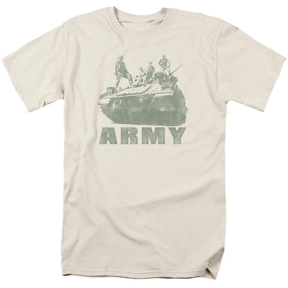 Army Tank Mens T Shirt Cream Hoodie, Sweatshirt | CiraTrend.com