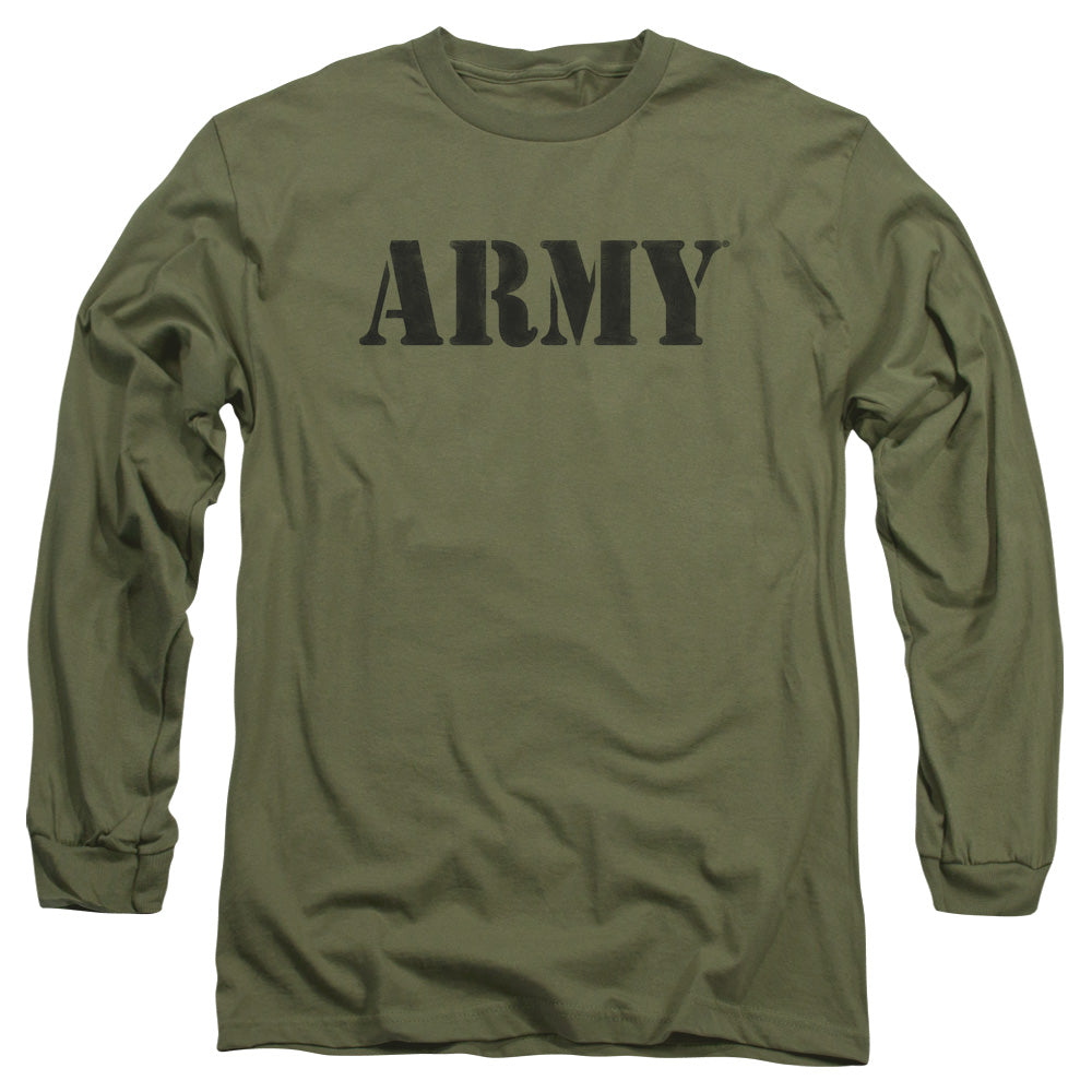 Army Army Mens Long Sleeve Shirt Military Green Hoodie, Sweatshirt | CiraTrend.com (Image 3)